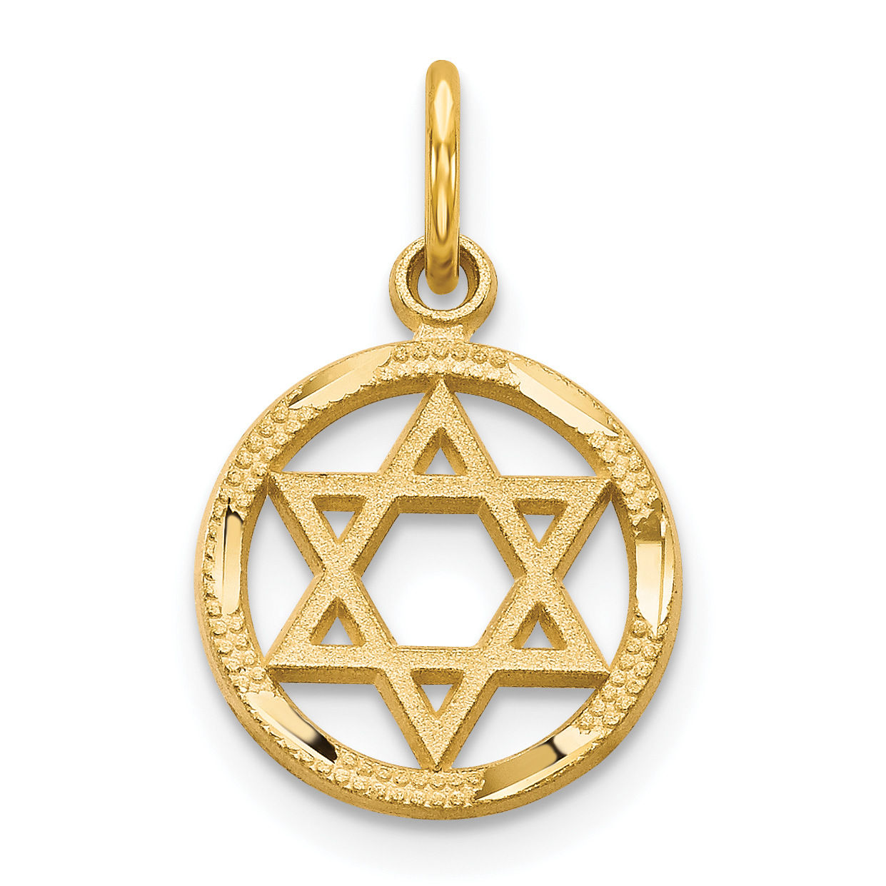 10K Star Of David Charm (10C332)