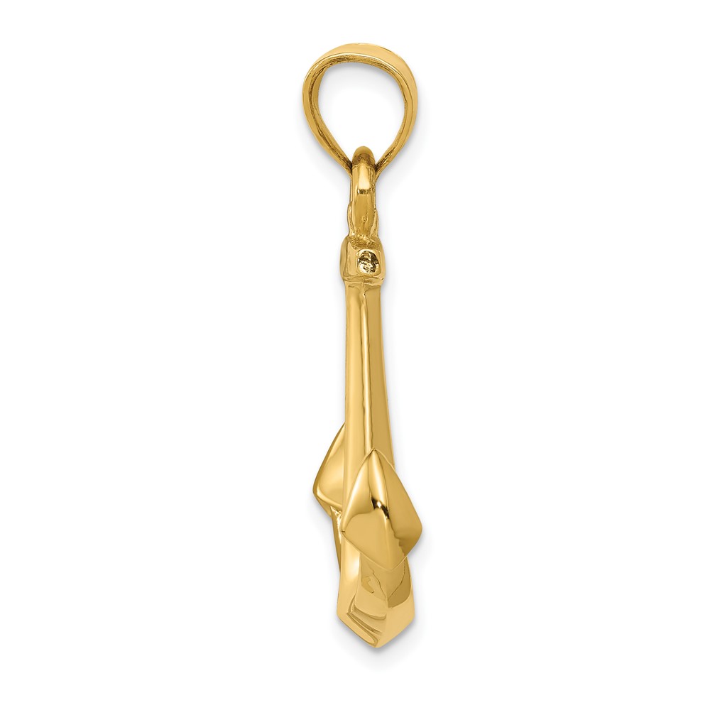 10K 3-D Anchor Pendant (10C3341)