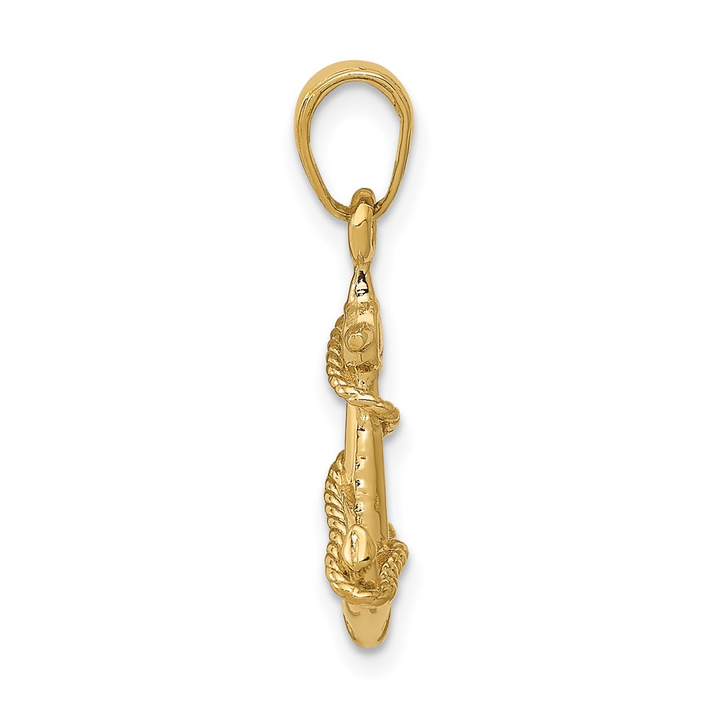 10k 3-D Anchor with Rope Pendant (10C3343)