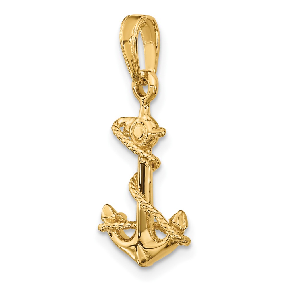 10k 3-D Anchor with Rope Pendant (10C3343)
