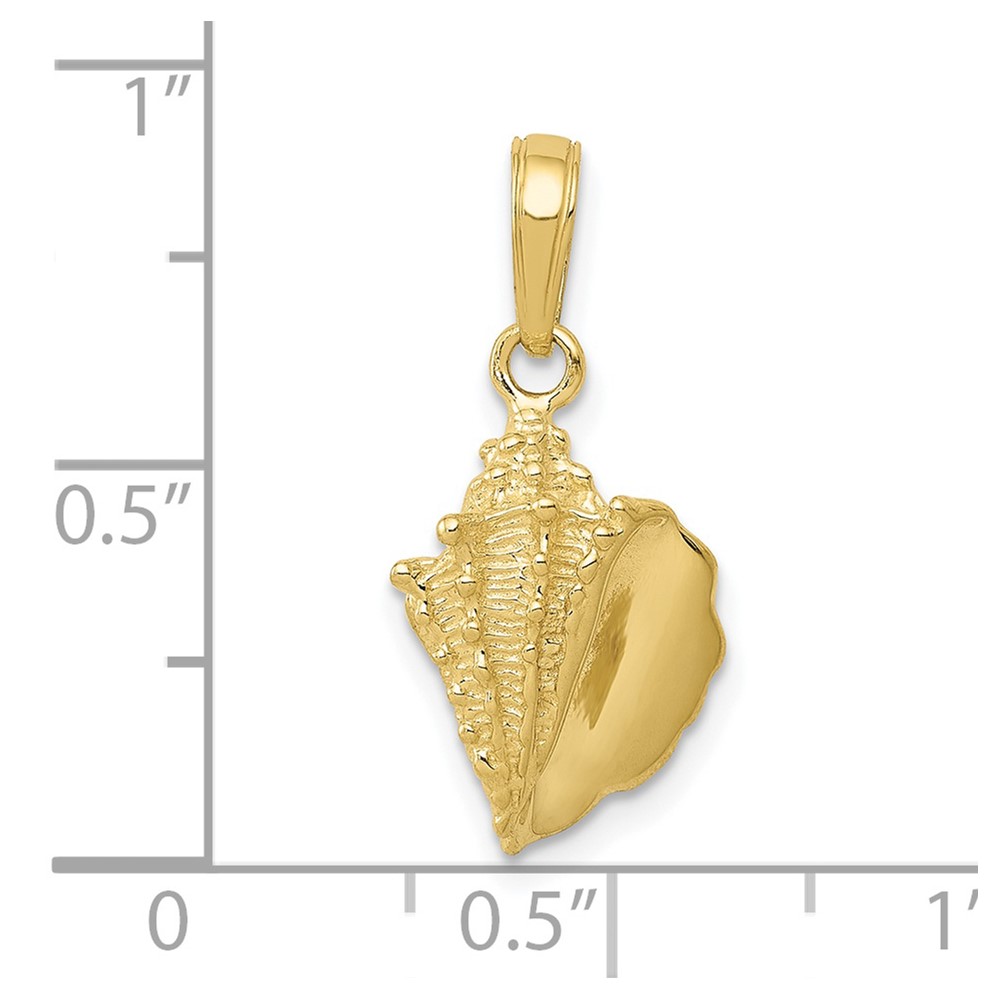10k Conch Shell Pendant (10C3369)
