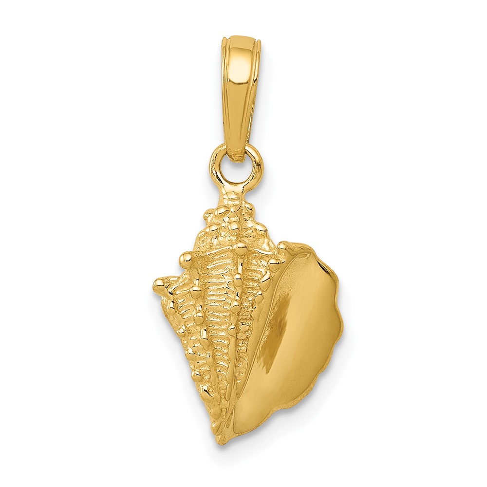 10k Conch Shell Pendant (10C3369)