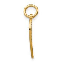 10K Yellow Gold Sweet Heart Charm - 15in view 2
