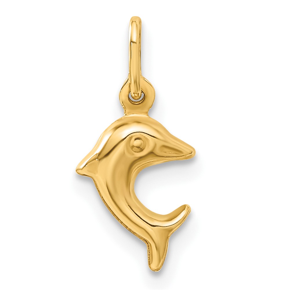 10k Dolphin Charm (10C3438)