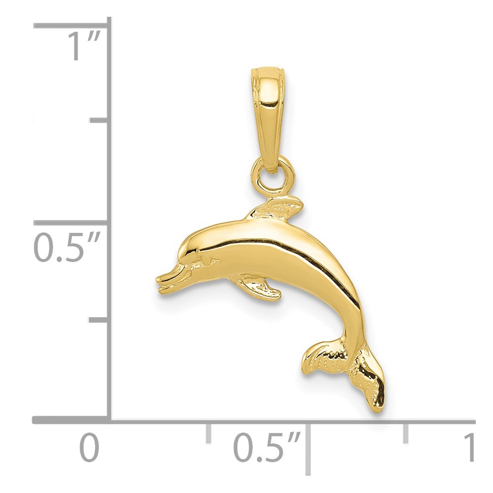 10k Dolphin Pendant (10C3446)
