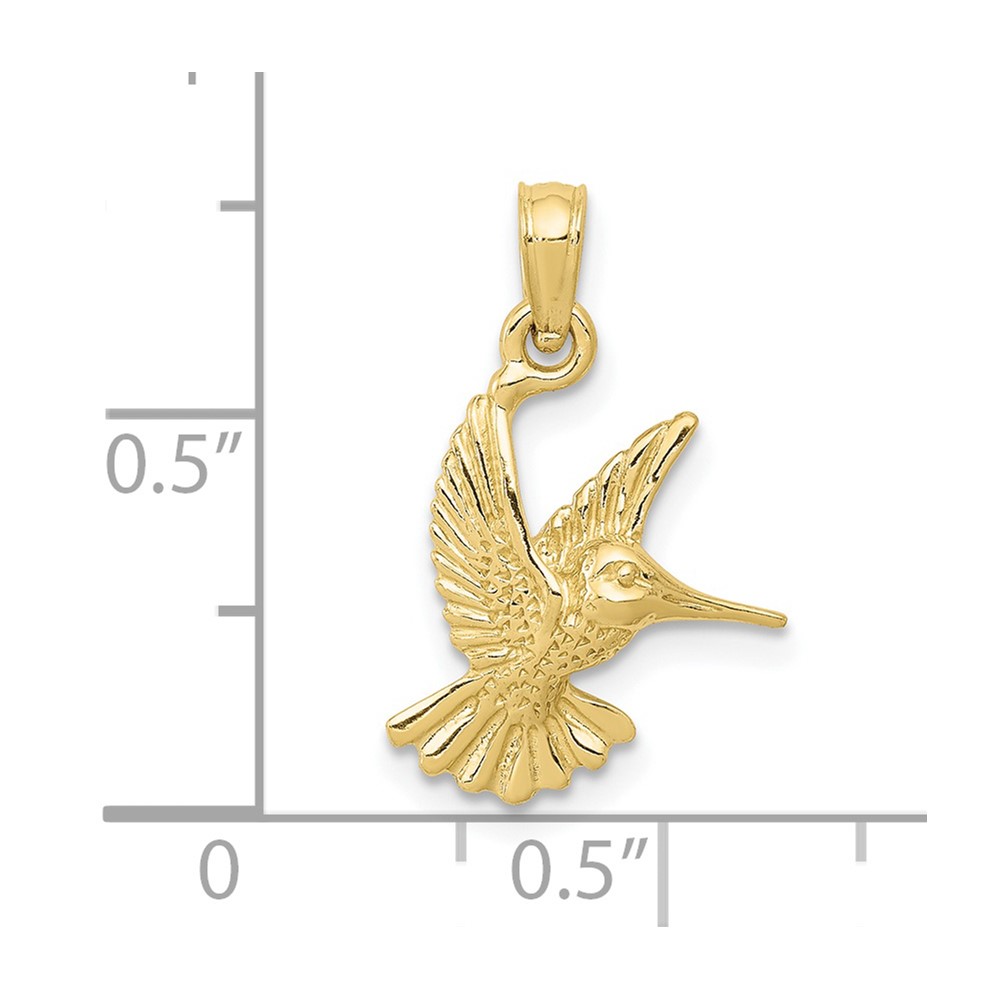 10k Hummingbird Charm (10C3472)