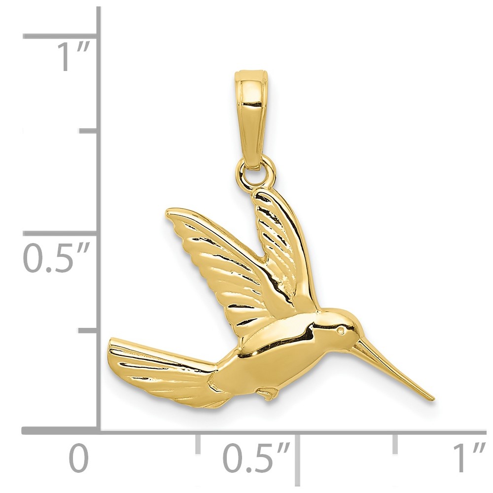 10K Hummingbird in Flight Pendant (10C3477)