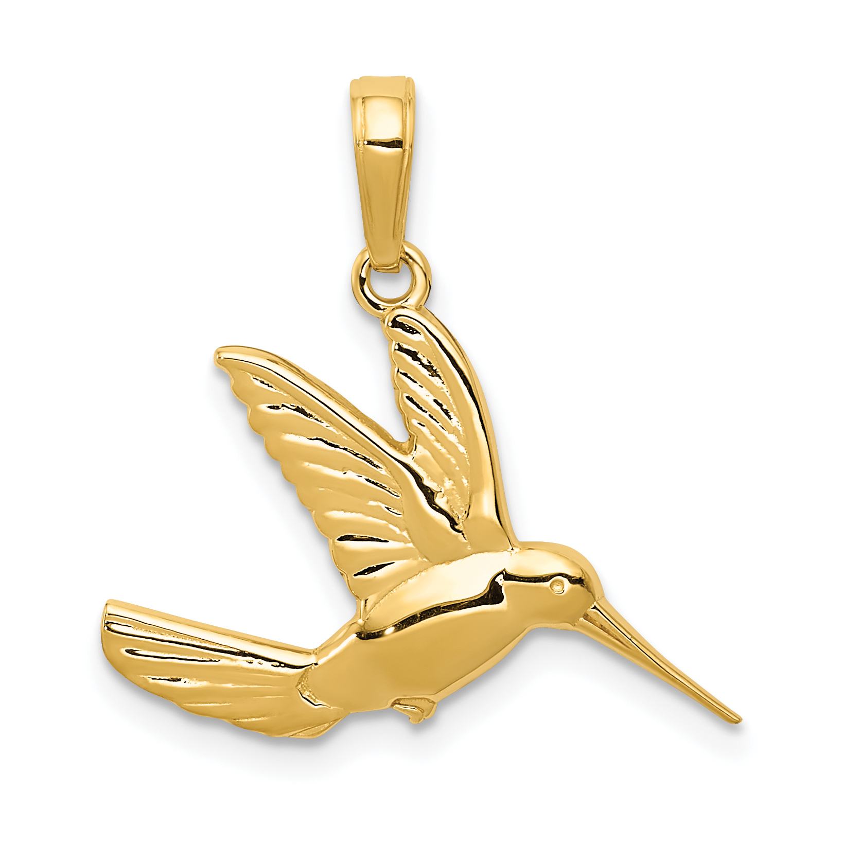 10K Hummingbird in Flight Pendant (10C3477)