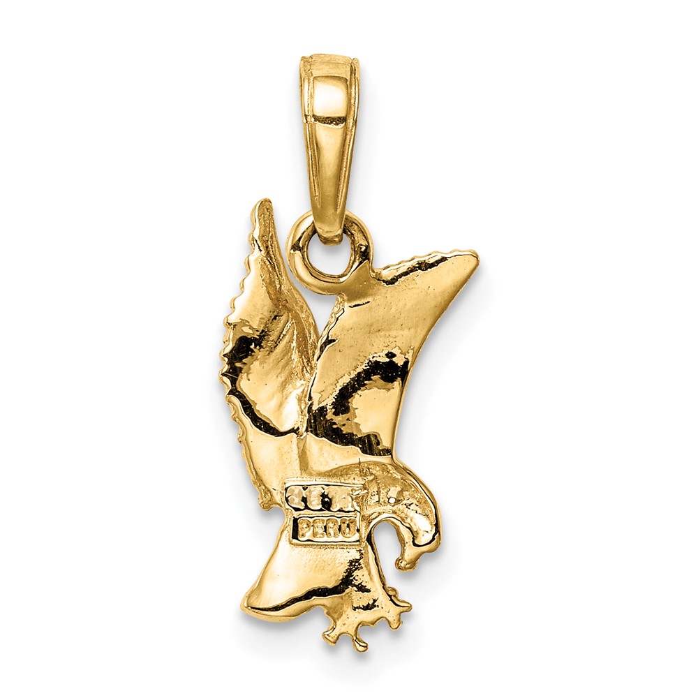 10K Eagle Landing Pendant (10C3490)