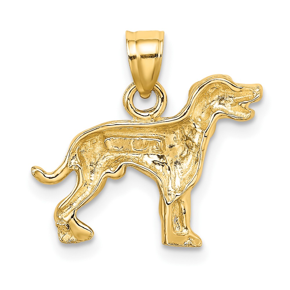 10k Dalmatian Dog Charm (10C3510)