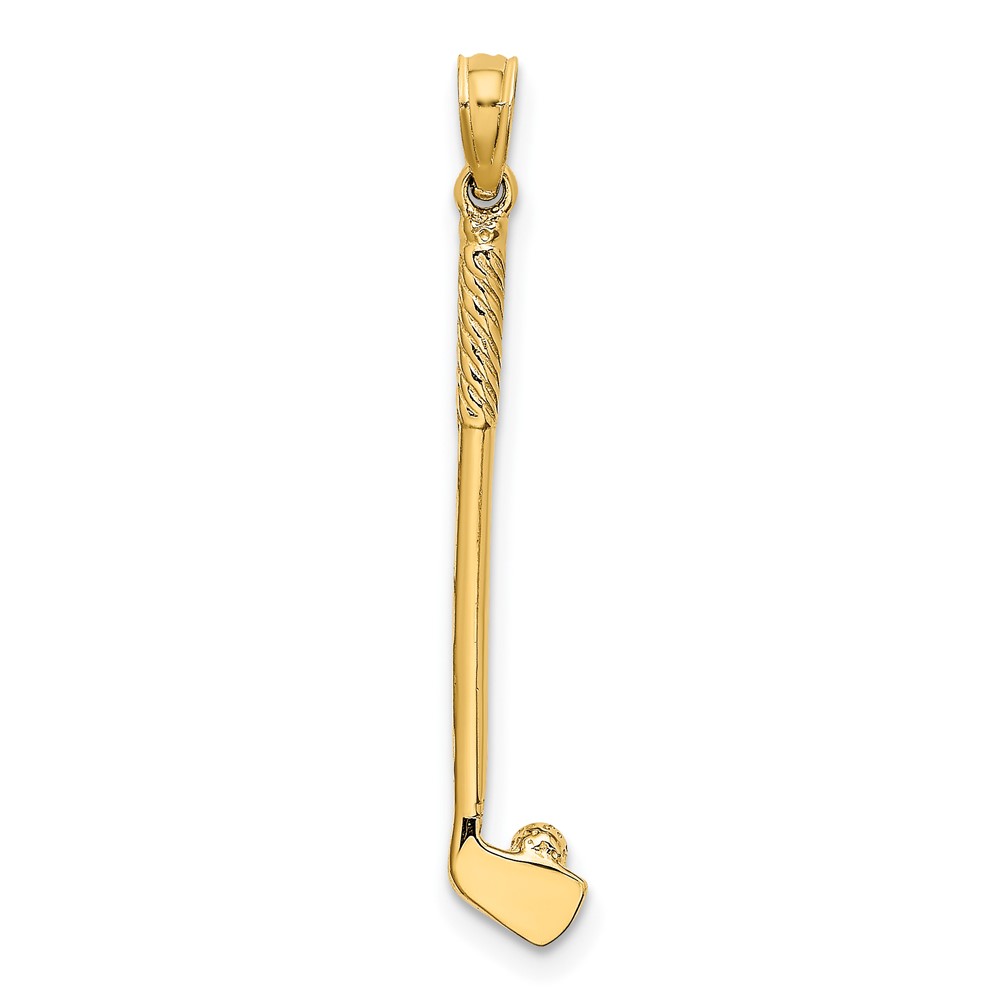 10k 3-D Single Golf Club with Ball Charm (10C3547)