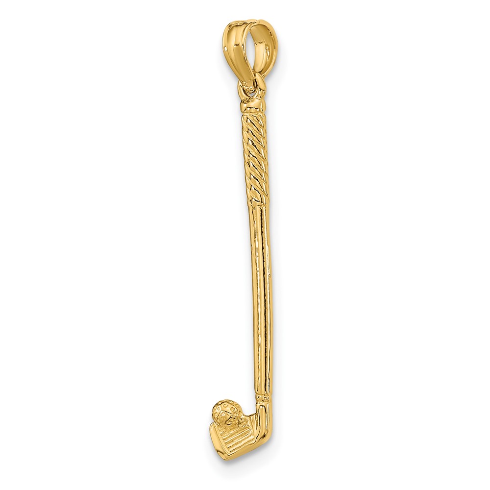 10k 3-D Single Golf Club with Ball Charm (10C3547)