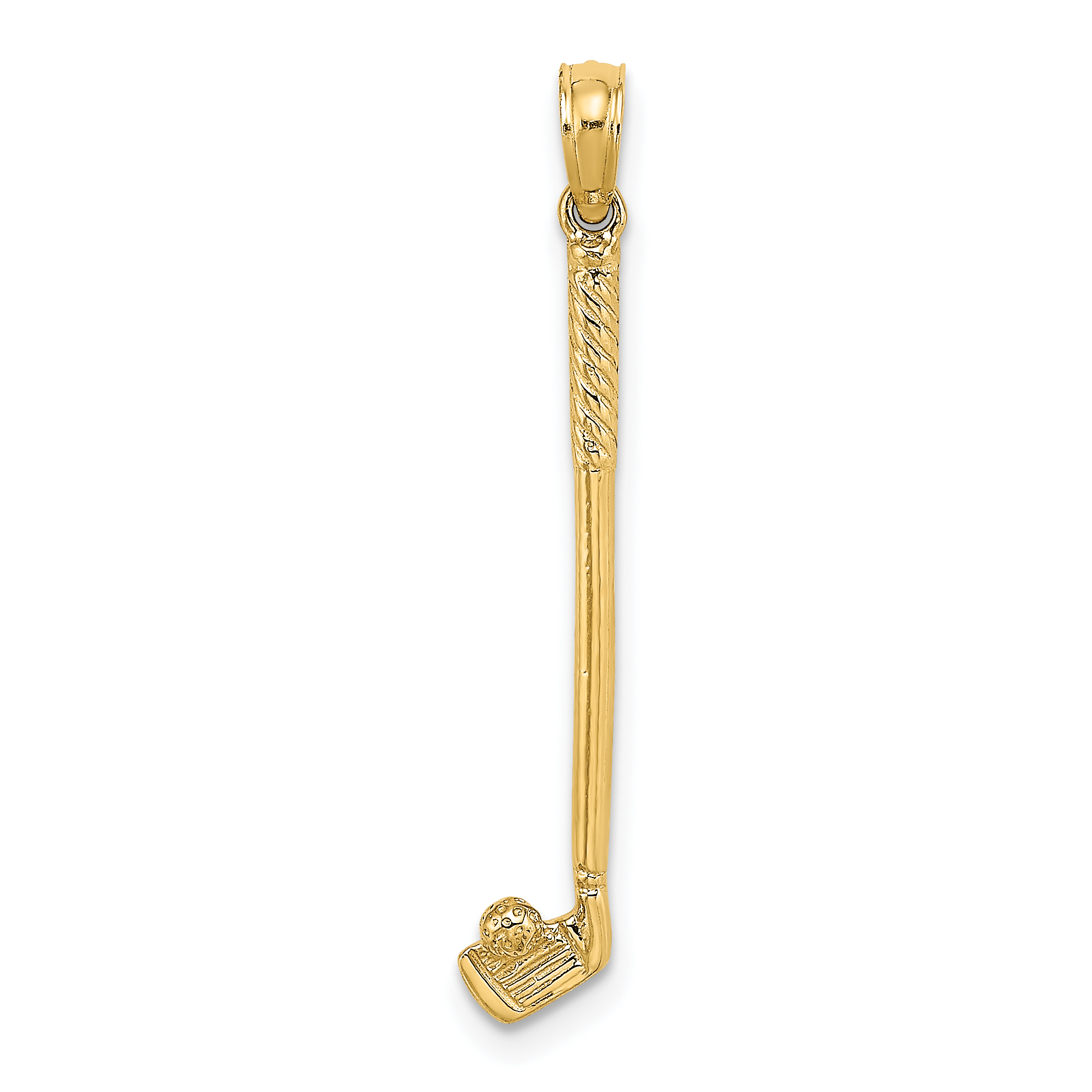 10k 3-D Single Golf Club with Ball Charm (10C3547)