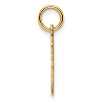 10K Yellow Gold Solid Nefertiti Charm view 2