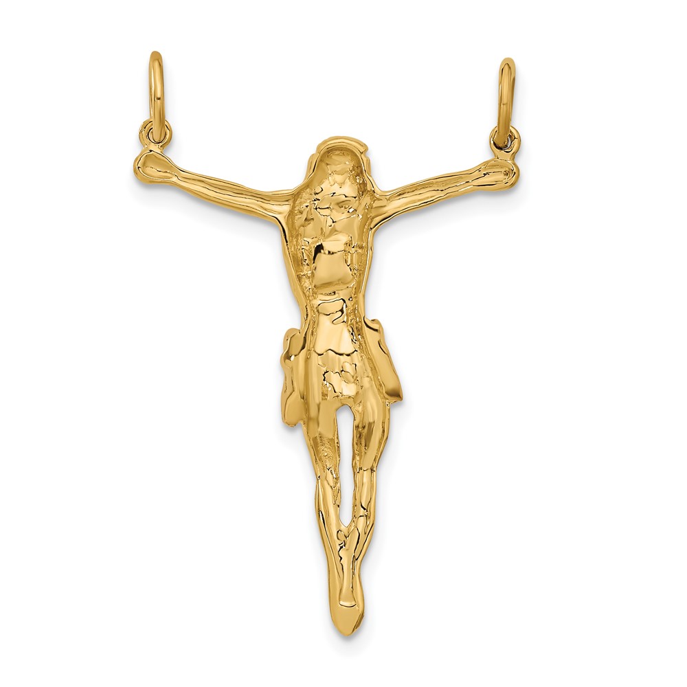 10k Two-tone Rose Corpus Pendant (10C3711)