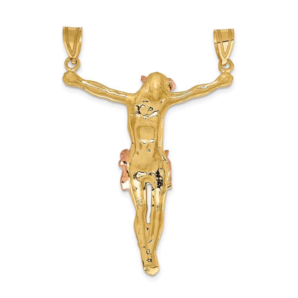 10k Two-tone Rose Corpus Pendant (10C3712)