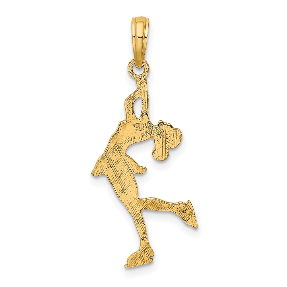 10k Ice Skater Turning Charm (10C3757)