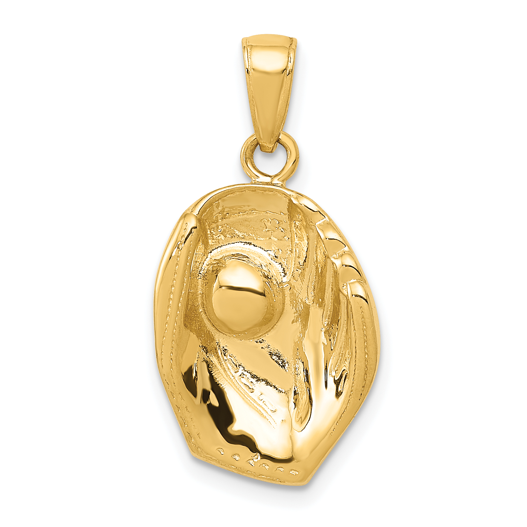 10K Baseball Glove And Ball Pendant (10C3766)
