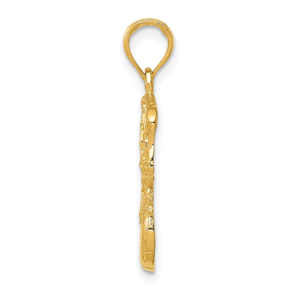 10K Swoosh Basketball and Net Pendant (10C3780)