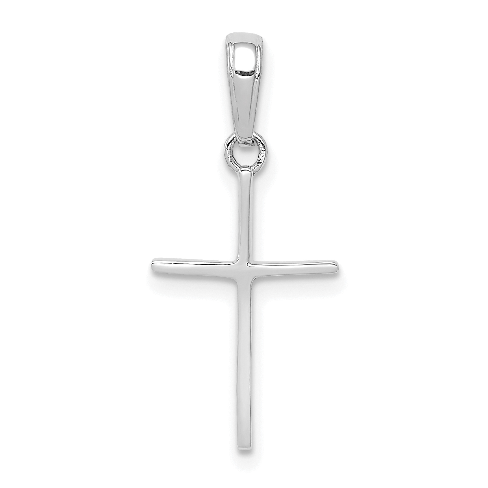 10KW Polished Cross Pendant (10C3782W)