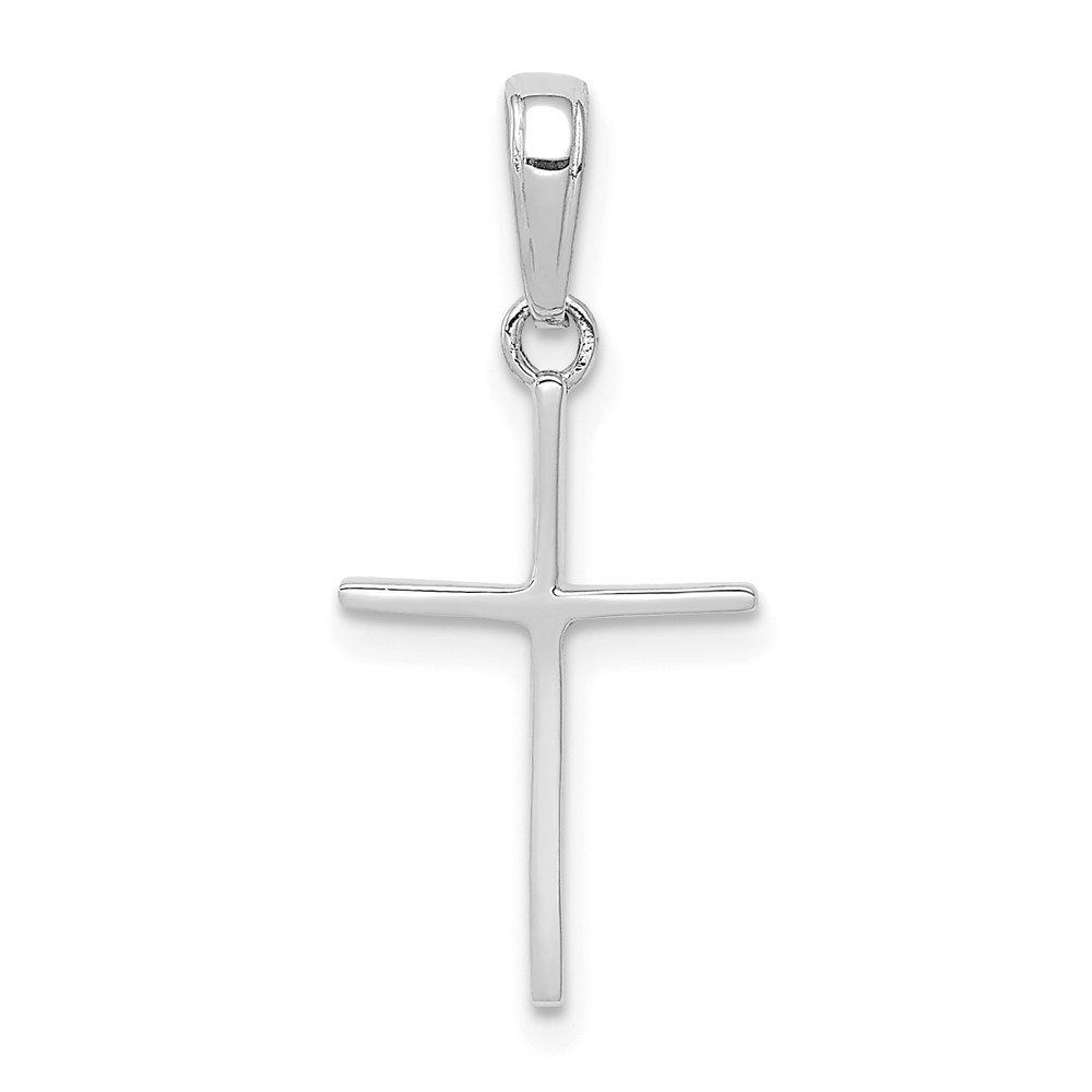 10KW Polished Cross Pendant (10C3782W)
