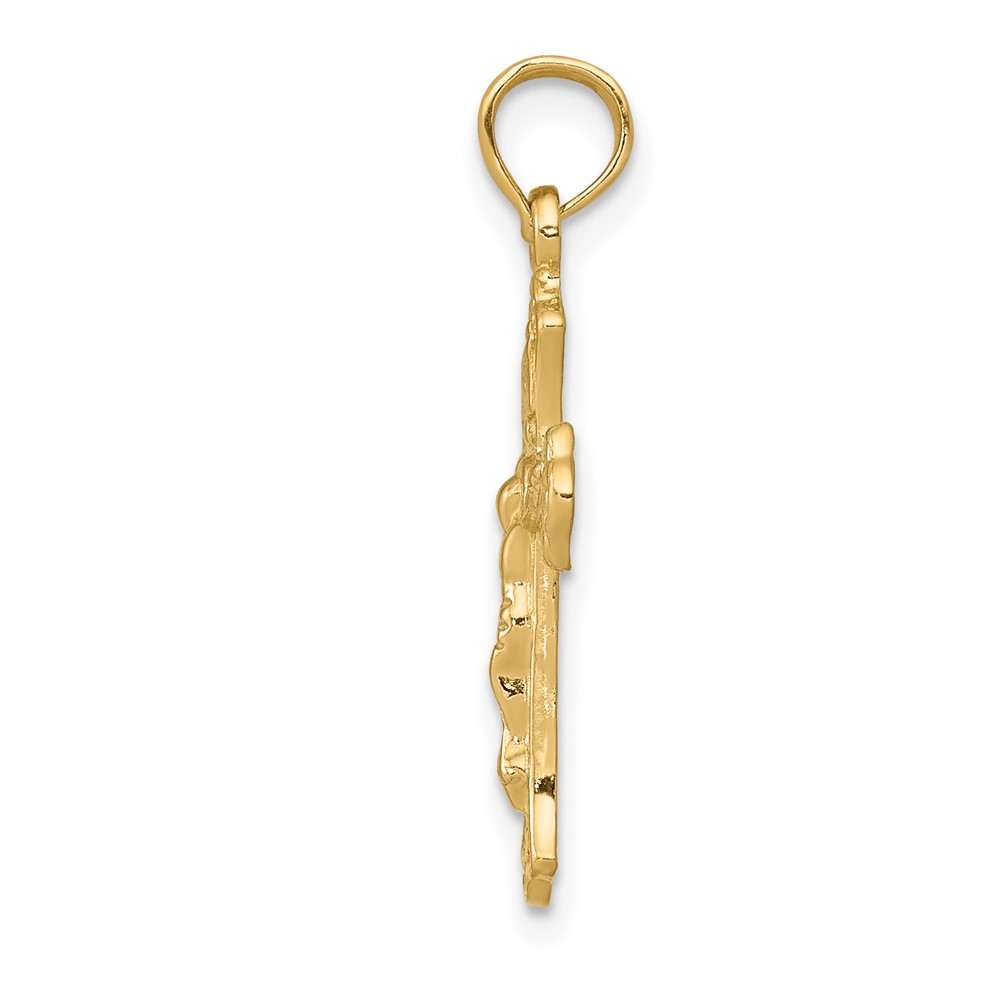 10K INRI Crucifix Charm (10C3917)