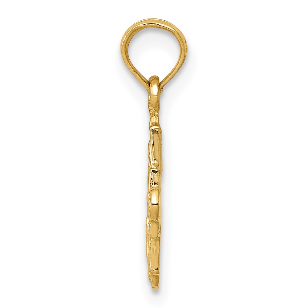 10k Miniature Four Way Medal Pendant (10C3963)