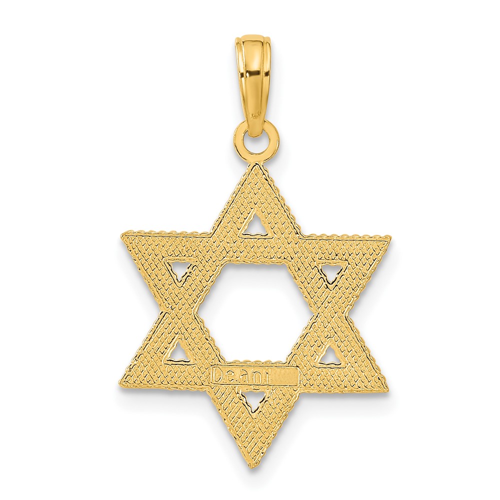 10K Star of David Pendant (10C3988)