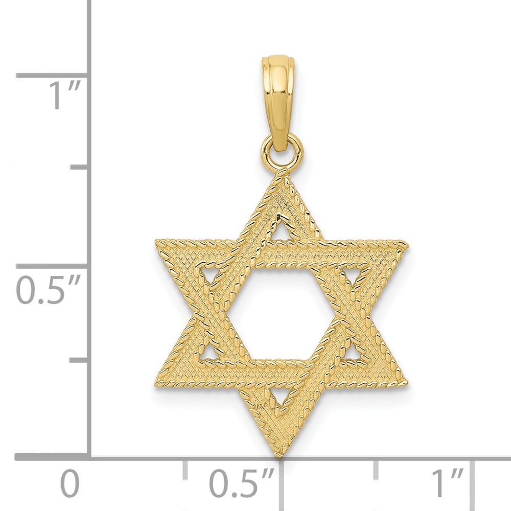 10K Star of David Pendant (10C3988)