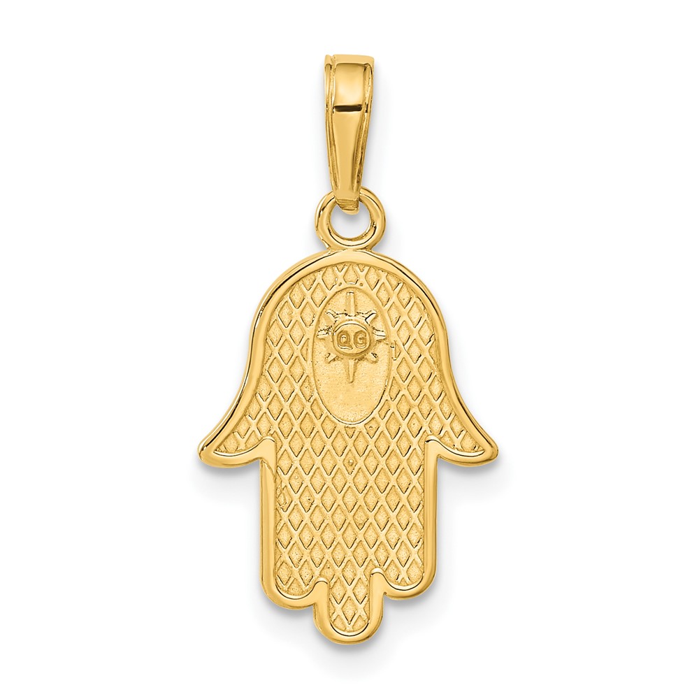 10K Hamsa W/Star Of David Pendant (10C3993)