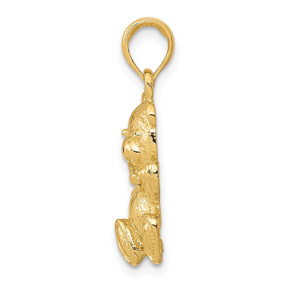 10K Teddy Bear Pendant (10C4002)
