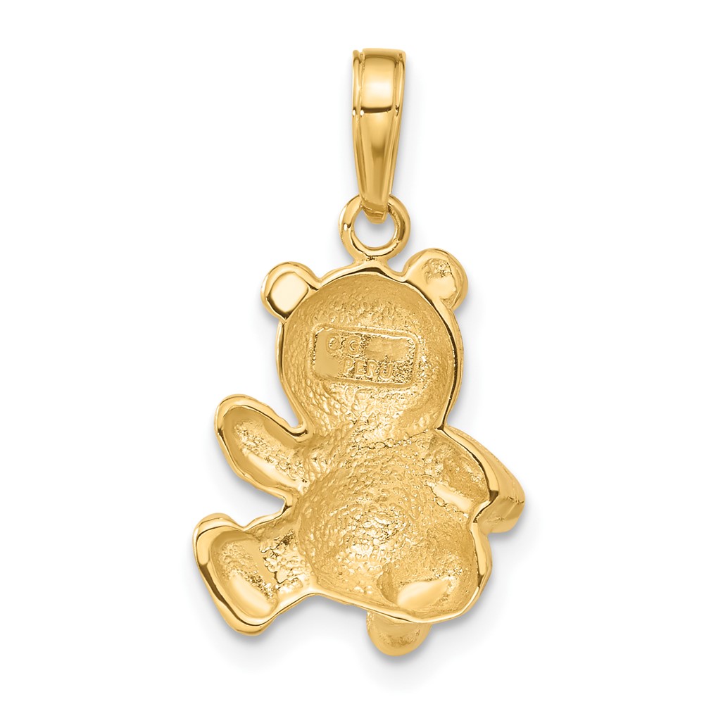 10K Teddy Bear Pendant (10C4002)