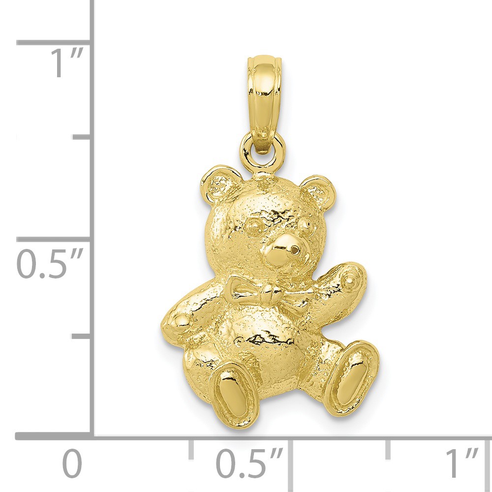 10K Teddy Bear Pendant (10C4002)