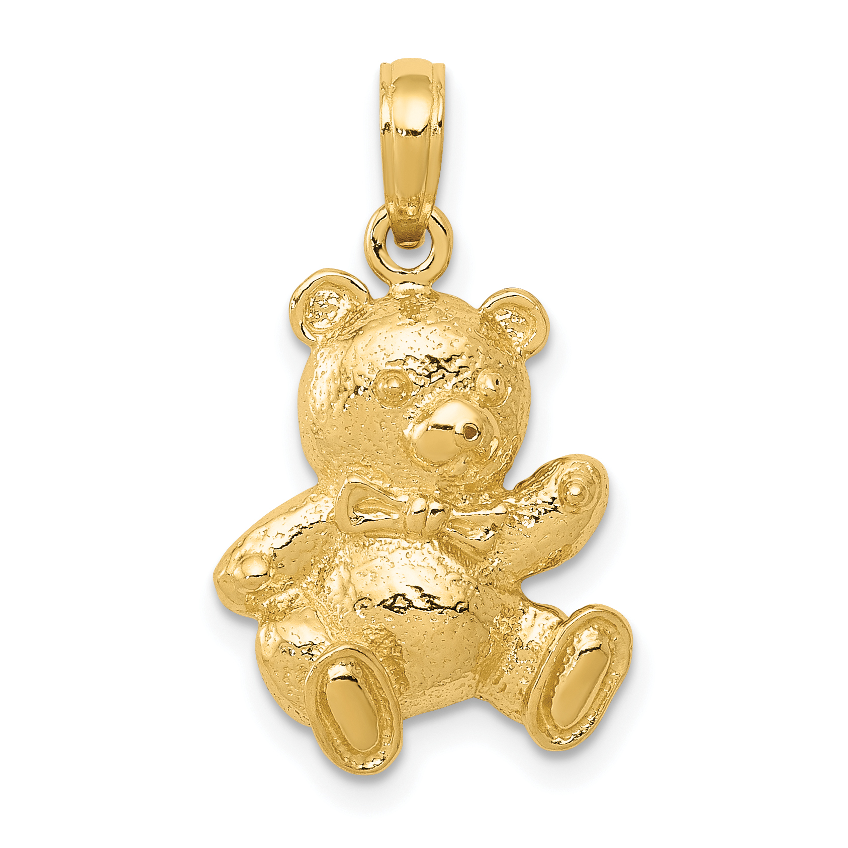 10K Teddy Bear Pendant (10C4002)