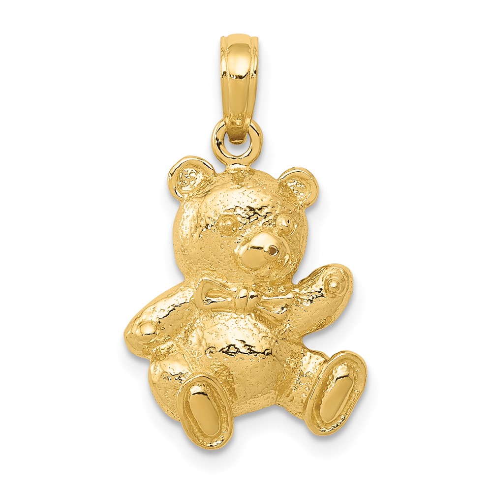 10K Teddy Bear Pendant (10C4002)