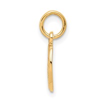 10K Yellow Gold You and ME Forever Double Heart Charm view 2
