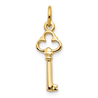 10k Solid Key Charms