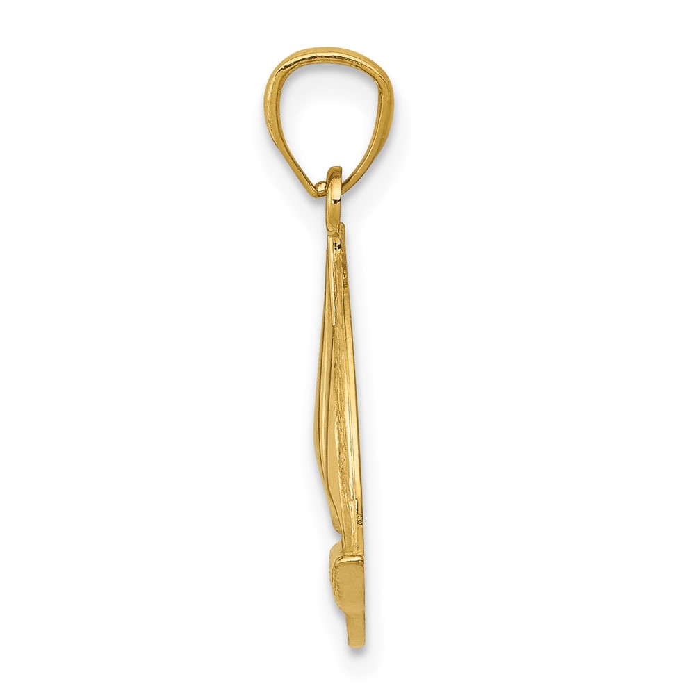 10k Sailboat Pendant (10C4172)