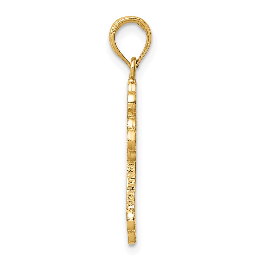 10K Budded Cross Pendant (10C4277)