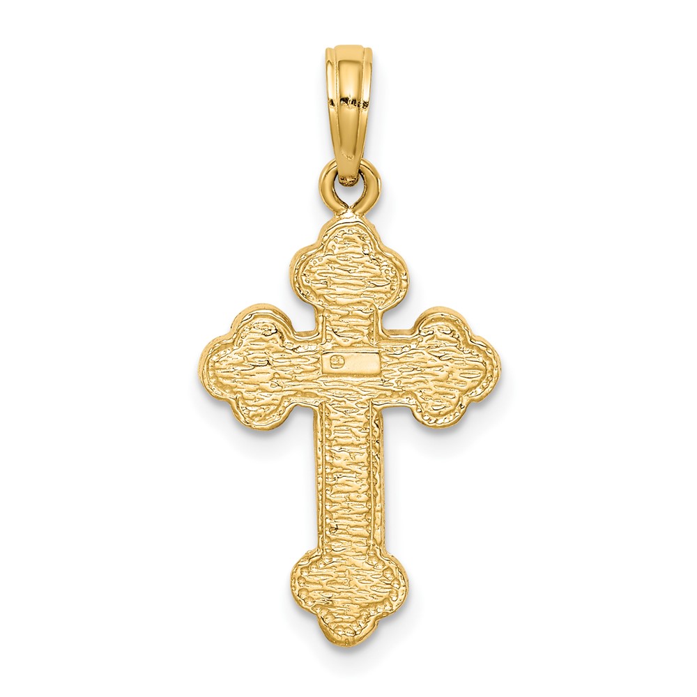 10K Budded Cross Pendant (10C4277)