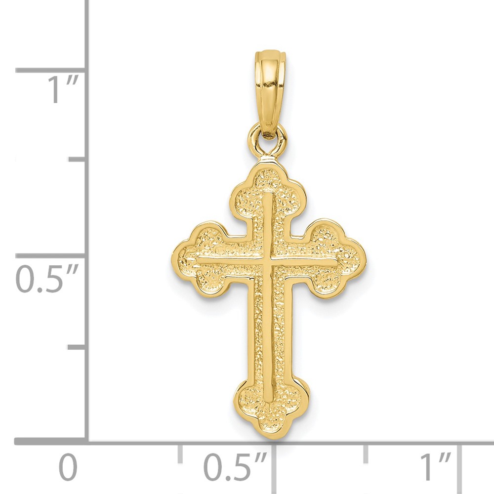 10K Budded Cross Pendant (10C4277)