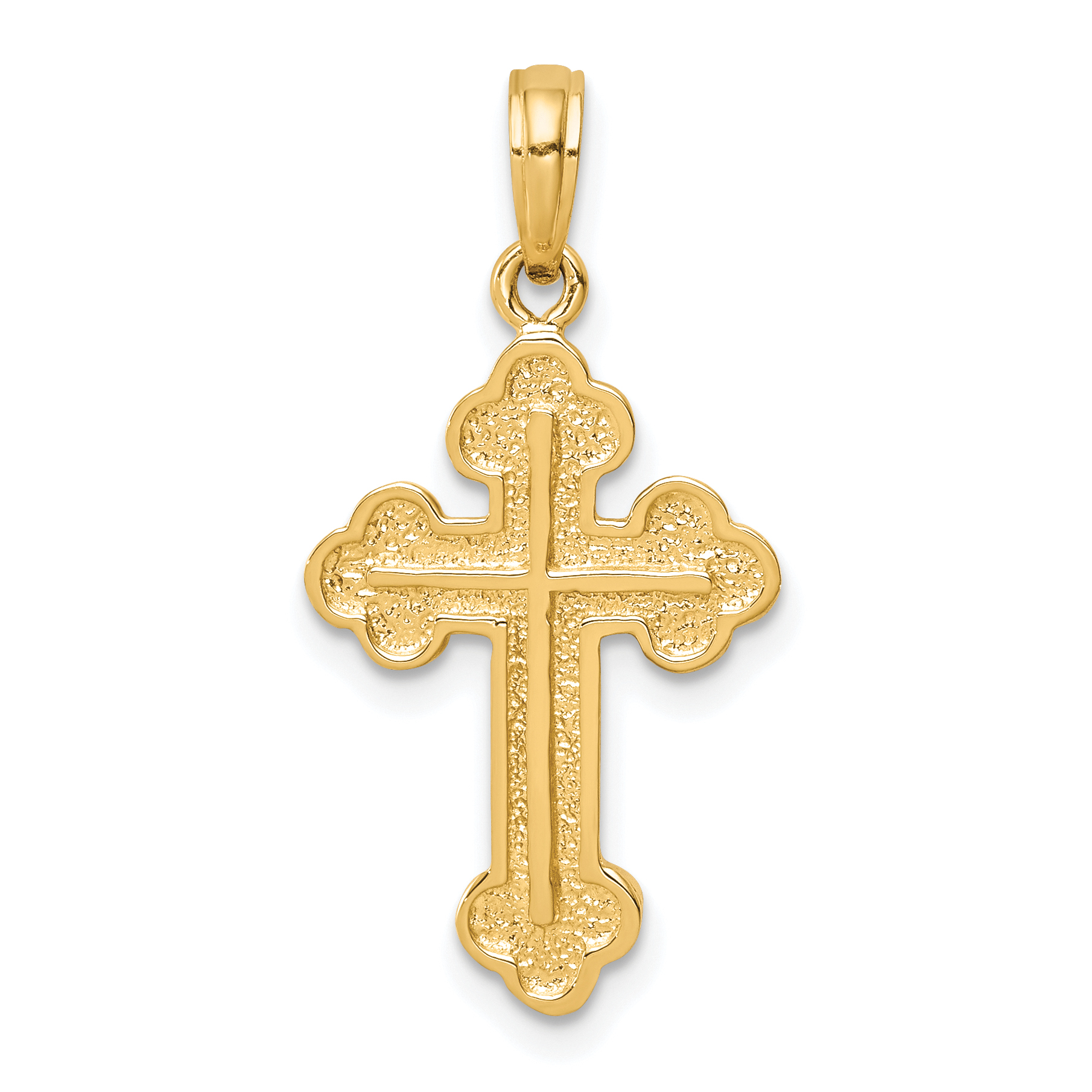 10K Budded Cross Pendant (10C4277)