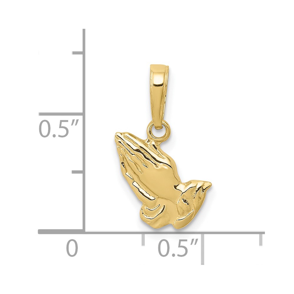 10K Praying Hands Pendant (10C4417)
