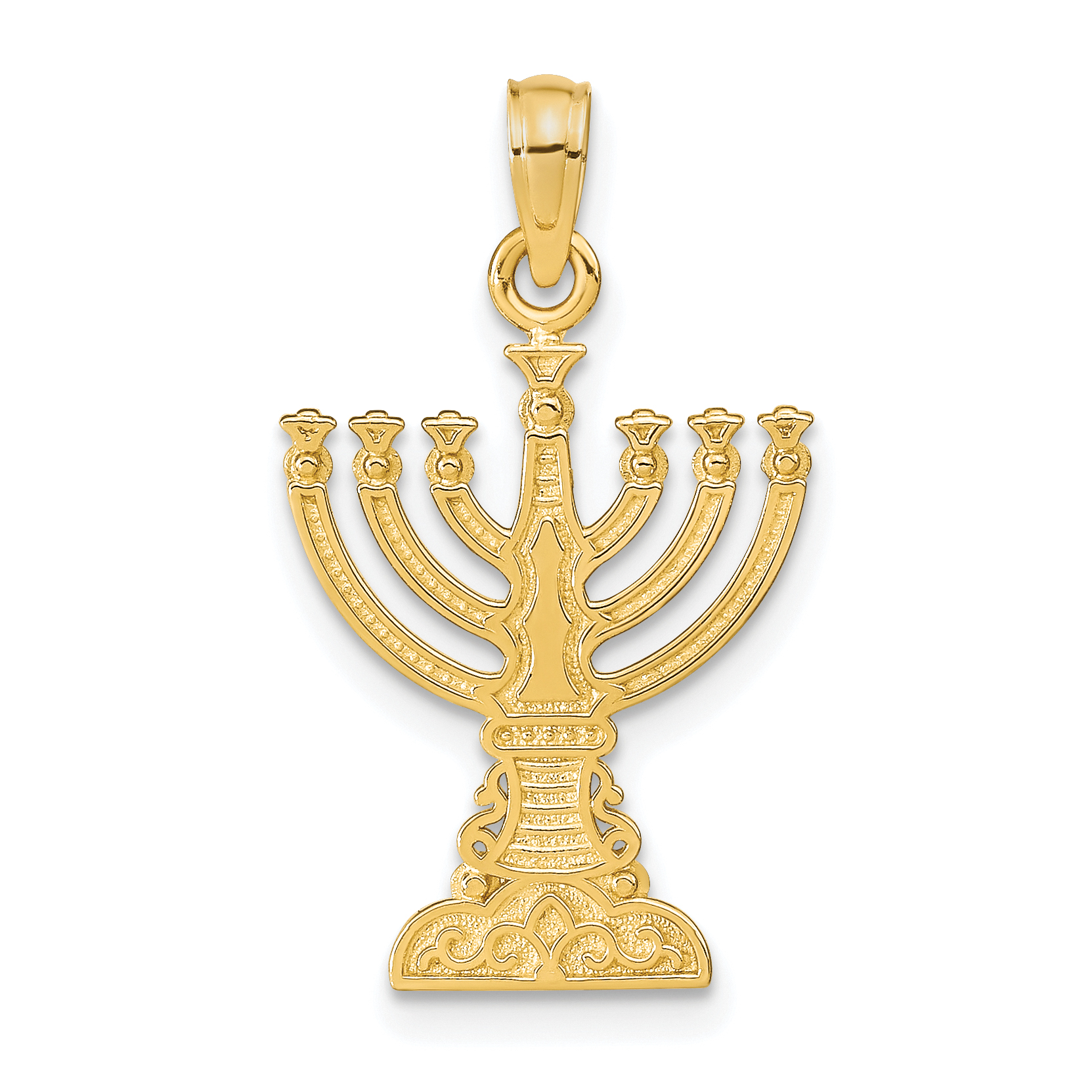 10K Menorah Pendant (10C4451)