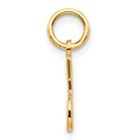 10K Yellow Gold #1 Dad Charm view 2