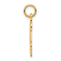 10K Yellow Gold #1 Dad Charm view 2
