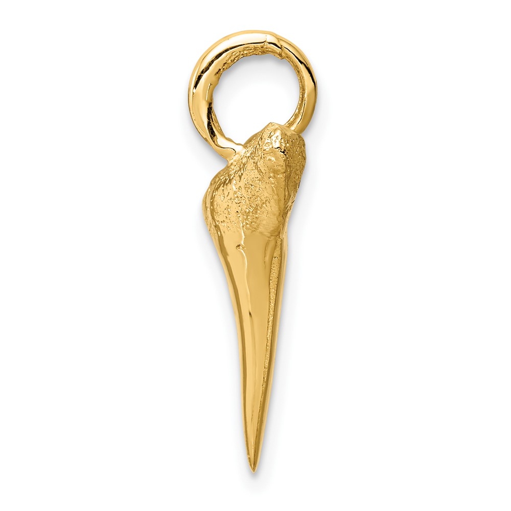 10K Shark Tooth Pendant (10C4589)