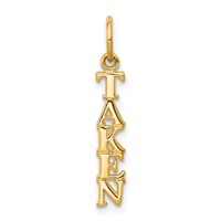 10K Yellow Gold Talking - Taken Charm view 1