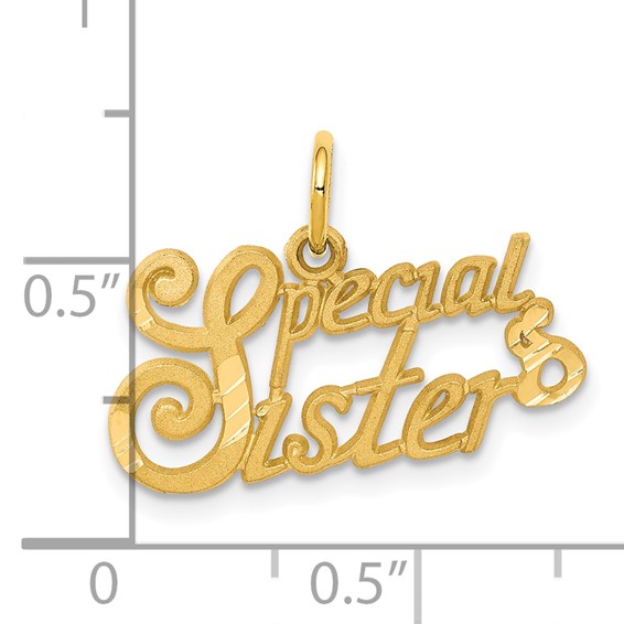 Gold SPECIAL SISTER Charm