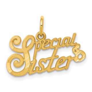 Gold SPECIAL SISTER Charm